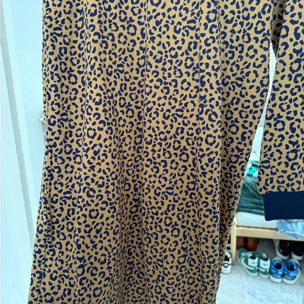 Boden Leopard Print Long Sleeve Dress - Picture 3 of 3